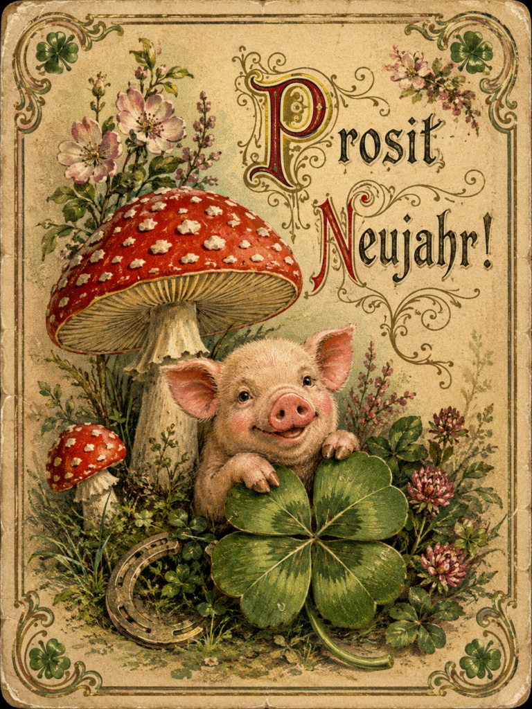 Neujahrskarte